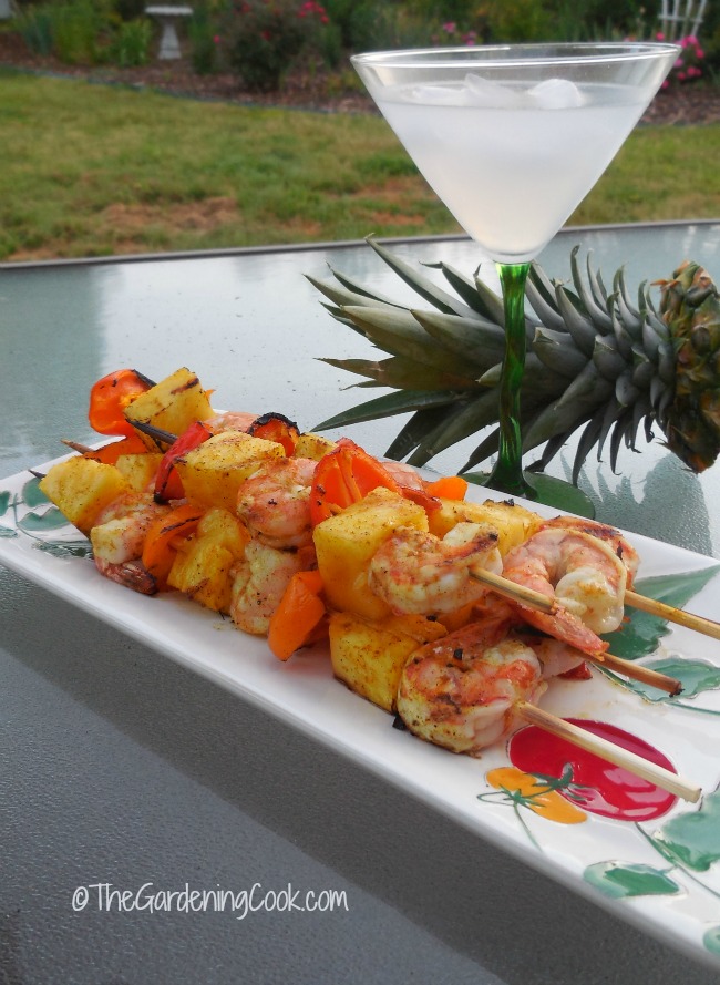 Grilled Caribbean Shrimp Kebabs