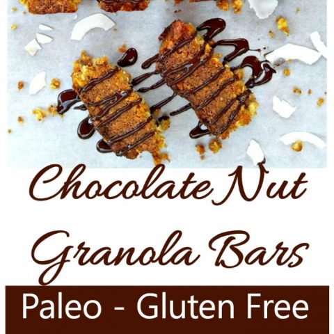 Chocolate Nut Granola Bars - Paleo - Gluten Free