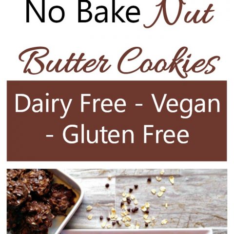 No Bake Nut Butter Cookies - Vegan - Gluten Free