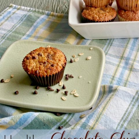Chocolate Chip Oatmeal Muffins