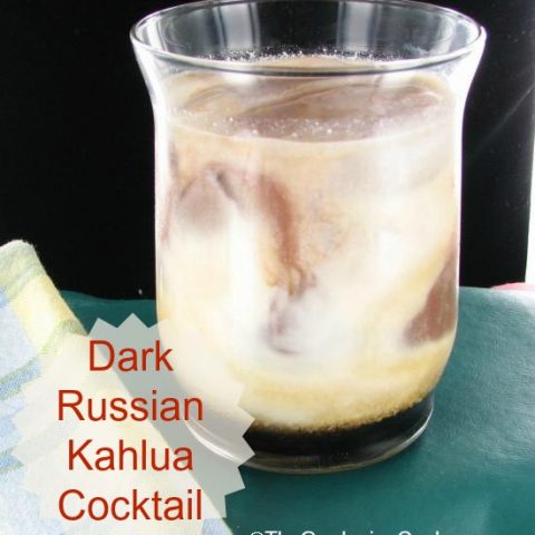 Dark Russian Kahlua Cocktail
