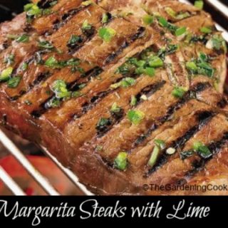 Margarita steaks with Cilantro and lime