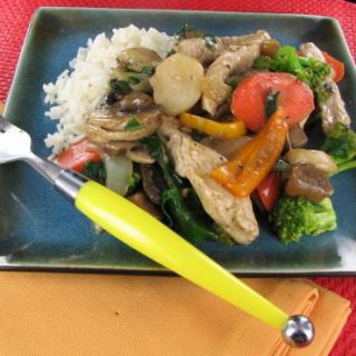 Turkey Stir Fry with Mixed Vegetables