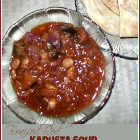 Braised Red Kapusta Soup - Fan Submitted Recipe