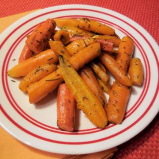Roasted Rosemary and Olive Oil Carrots
