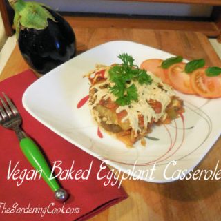 Vegan Baked Eggplant Parmesan