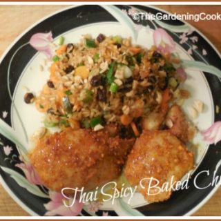 Thai Spicy Peanut Baked Chicken