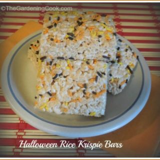 Halloween Rice Krispie Bars