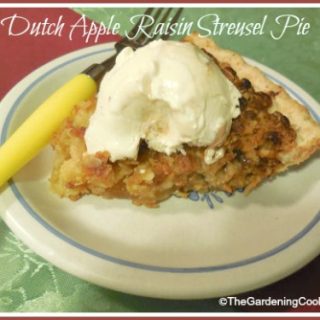 Dutch Apple Raisin Streusel Pie