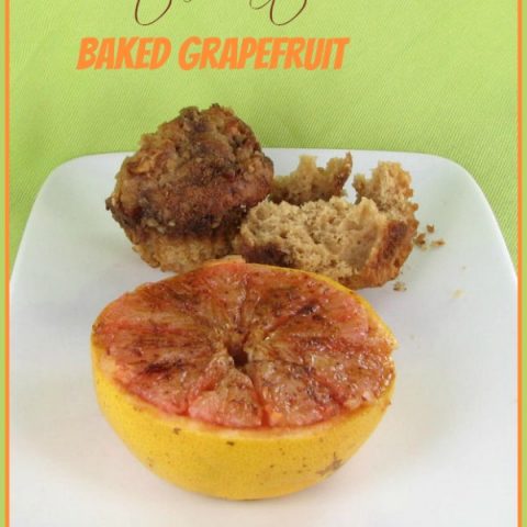Simple Tasty Delight: Sweet & Tart Baked Grapefruit