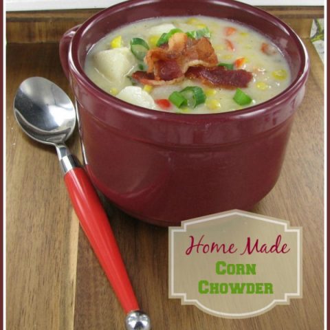 Home made corn chowder