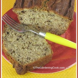 Sour Cream Banana Bread with Walnuts
