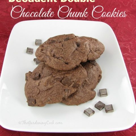 Fudgy Double Chocolate Cookies Recipe
