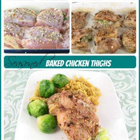 Seasoned Baked Chicken Thighs