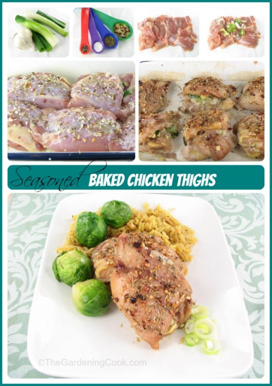 Seasoned Baked Chicken Thighs