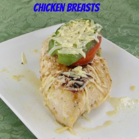 Tomato Avocado Chicken with Melted Cheese
