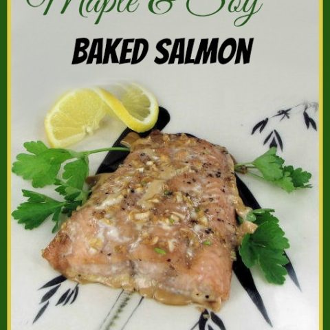 Easy Baked Salmon with Soy Sauce and Maple Syrup