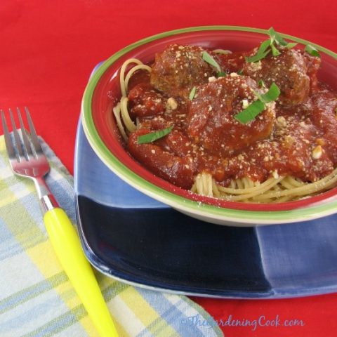 Savory Italian Meatballs and Spaghetti