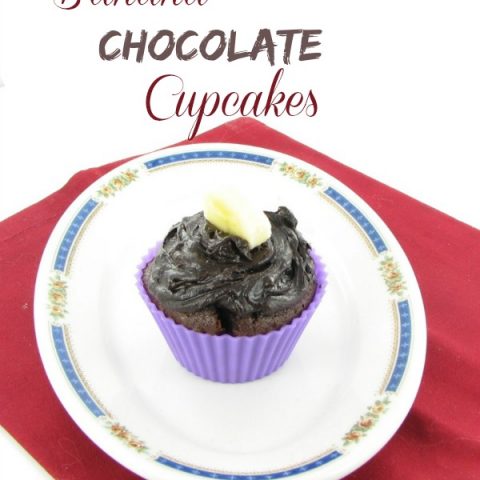 Healthy Banana Chocolate Cupcakes
