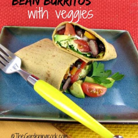 Bean Burritos with Vegetables