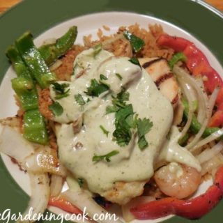 Chicken and Shrimp Carbonara