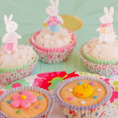 Easter Coconut and Cheese Cupcakes