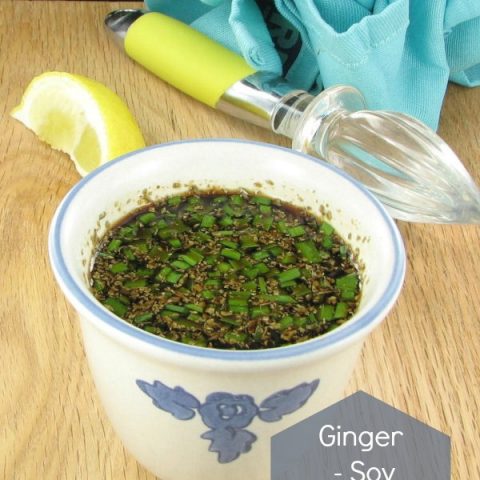 Ginger Soy Sauce Marinade with Chives