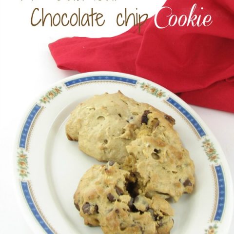Gluten Free Peanut Butter Oatmeal chocolate chip cookie