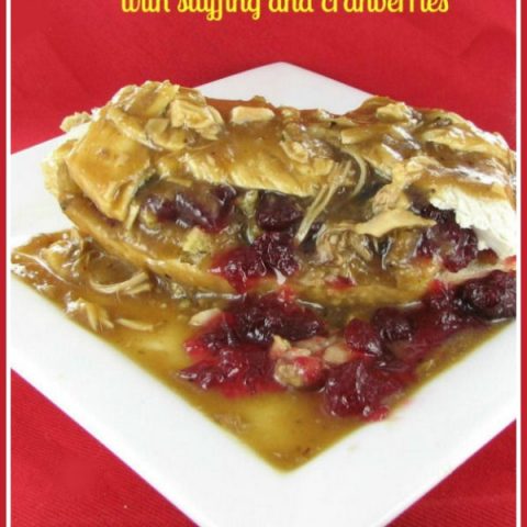 Hot Turkey Sandwich with Cranberries & Stuffing