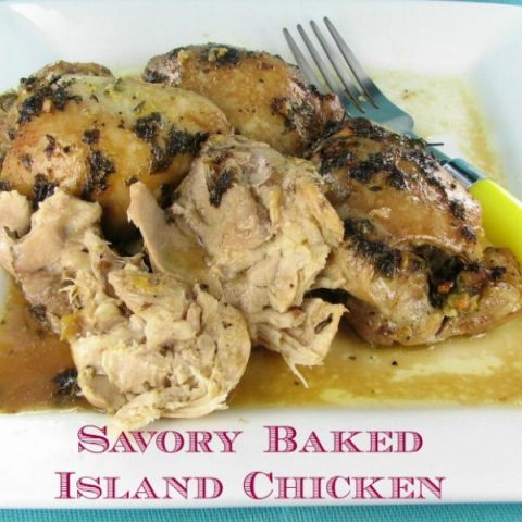 Savory Baked Island Chicken