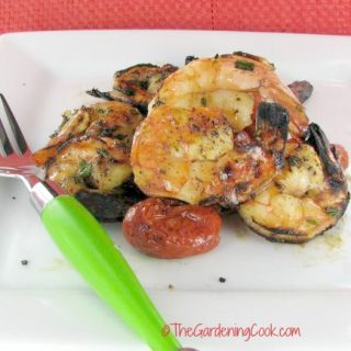 Grilled Shrimp with Herbed Honey Marinade