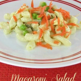 Macaroni Salad with Peas and Carrots