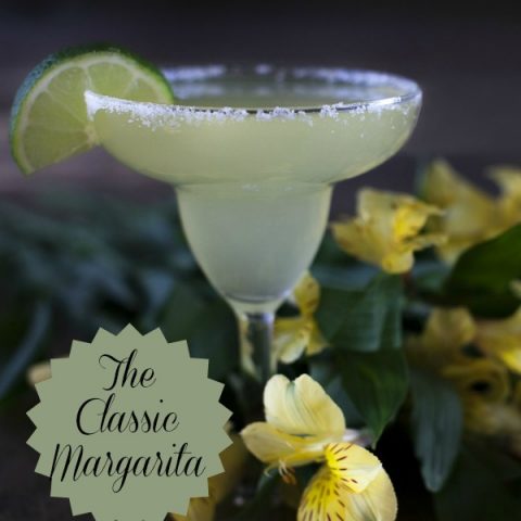 Classic Tequila Margarita with Lime