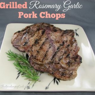 Grilled Rosemary Garlic Pork Chops