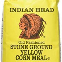 Indian Head Old Fashioned Stone Ground Yellow Corn Meal (2 Pack) 2 Pound Bags