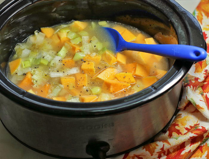 butternut squash soup crockpot recipe