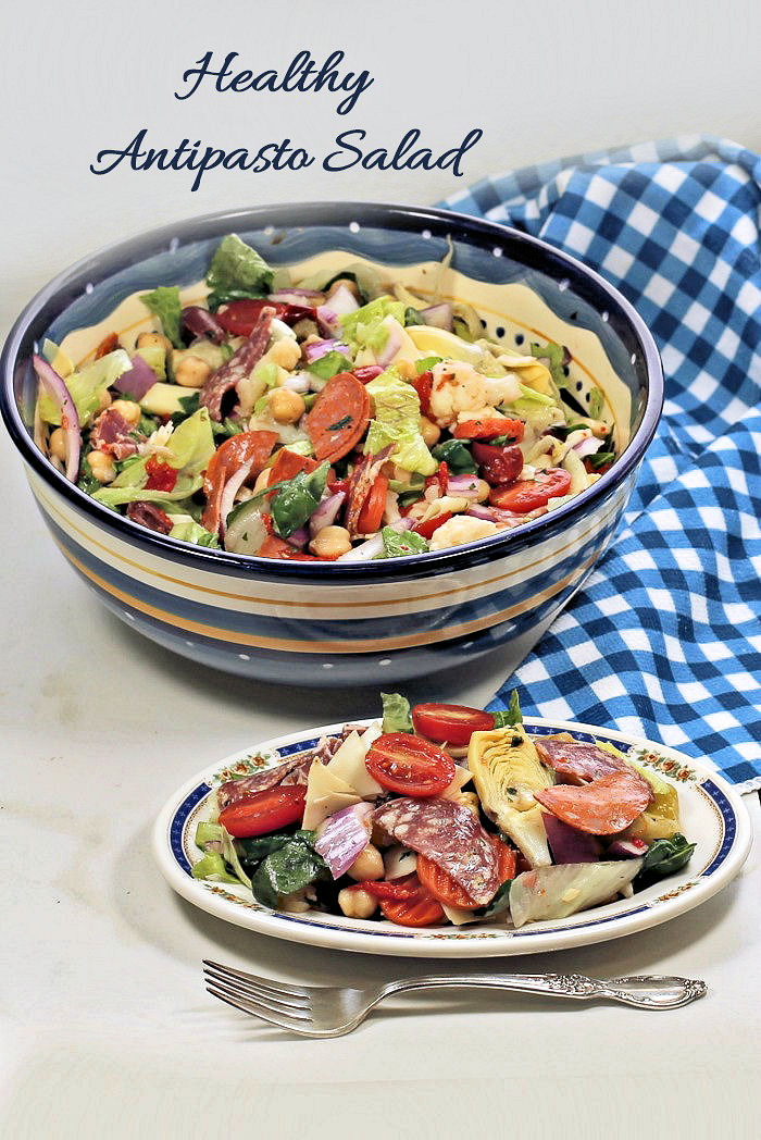 Healthy Italian antipasto salad recipe