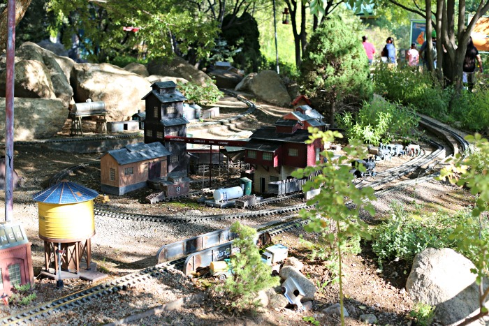 Miniature Railway station garden