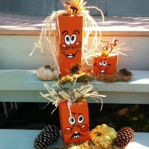 DIY Reclaimed Wood Pumpkins - Easy Fall Decor Project