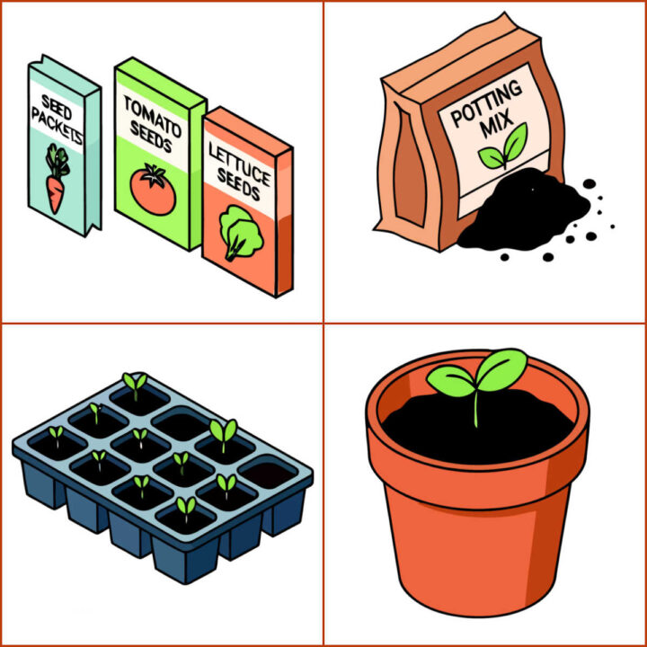 Printable Indoor Seed Starting Chart &ndash; When to Start Seeds Before Your Last Frost