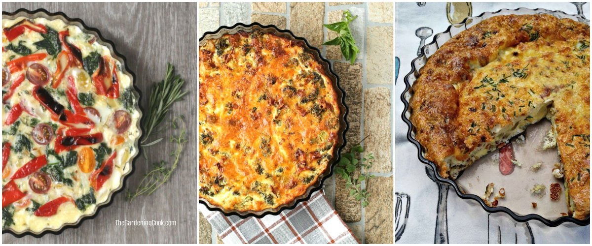 Pictures of more crustless quiche recipes to try.